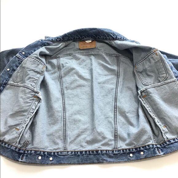 Levi’s Vintage 70-80 Blue Trucker Style Denim Jean Jacket Good Condition Size S - Picture 6 of 16